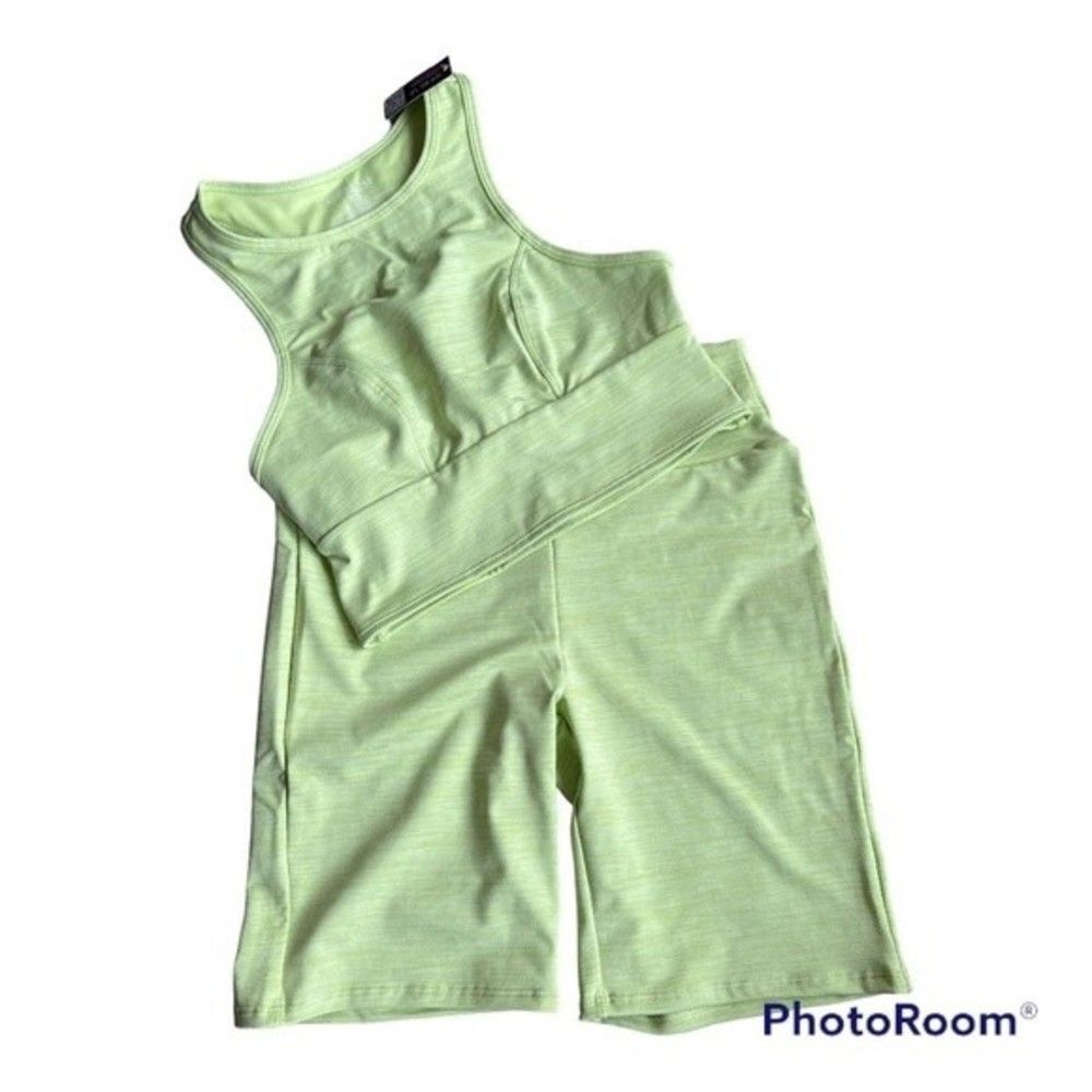 Adore me bike shorts and bra set